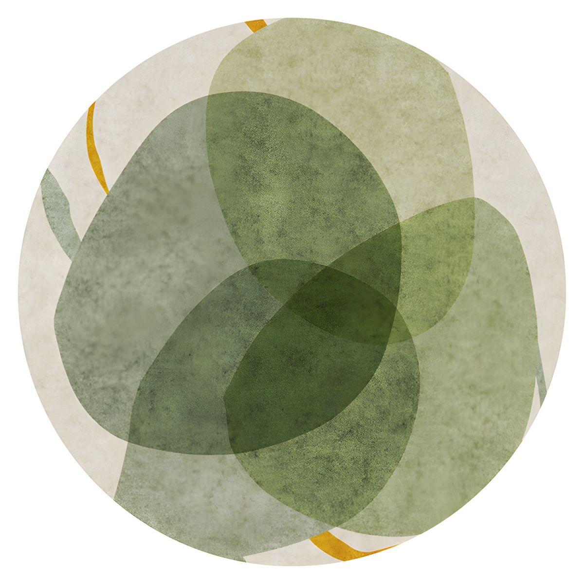 Dywanik Okrągły Okrągły Nowoczesny | Artystyczny