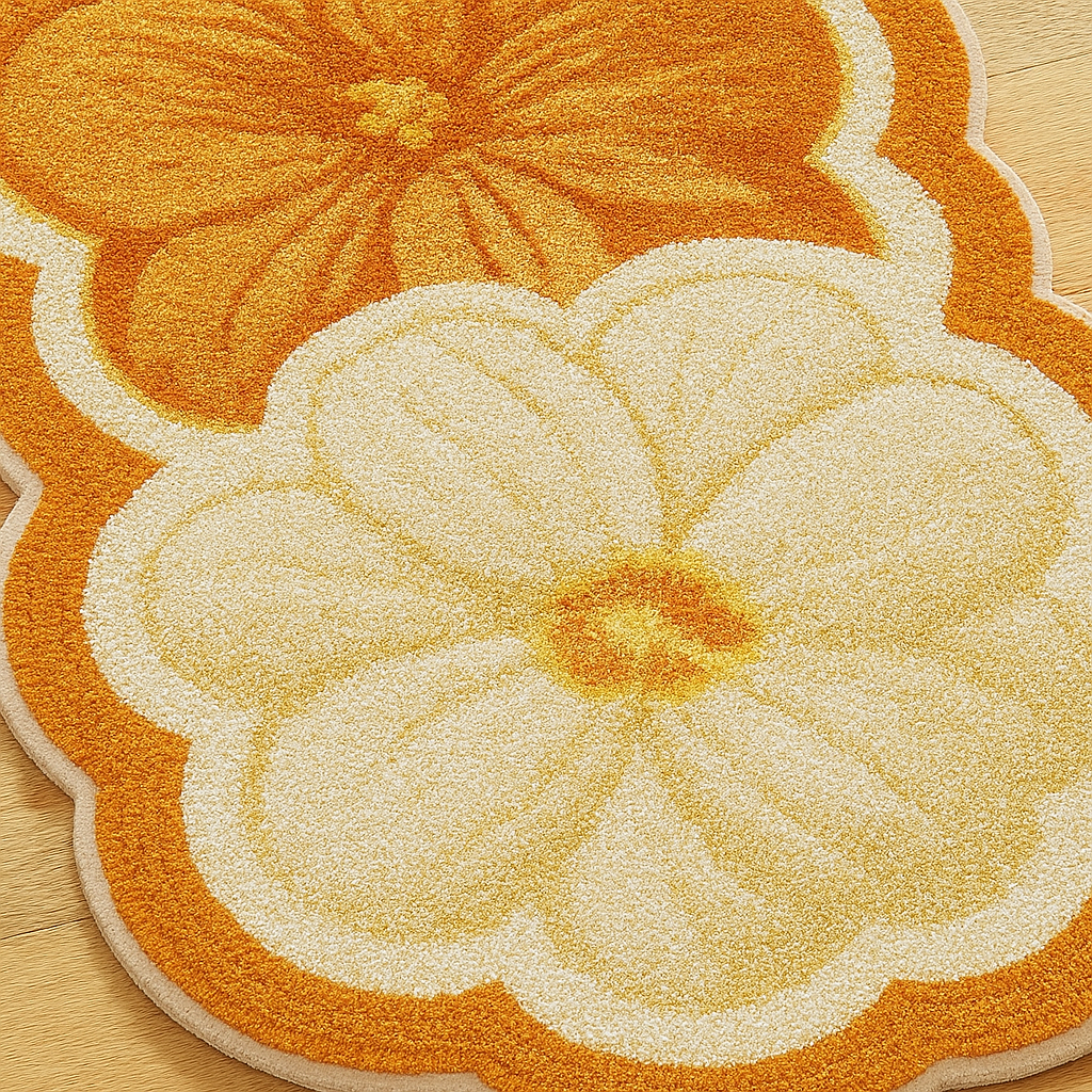 Dywaniki Do Sypialni Kwiatowy Biegacz | Washable