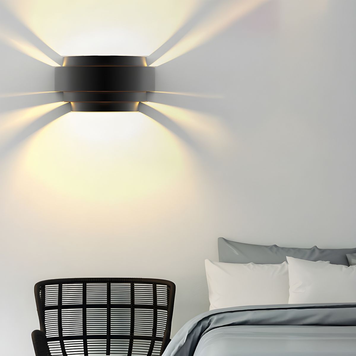 Kinkiet Do Sypialni Schodkowy LED | Nowoczesny