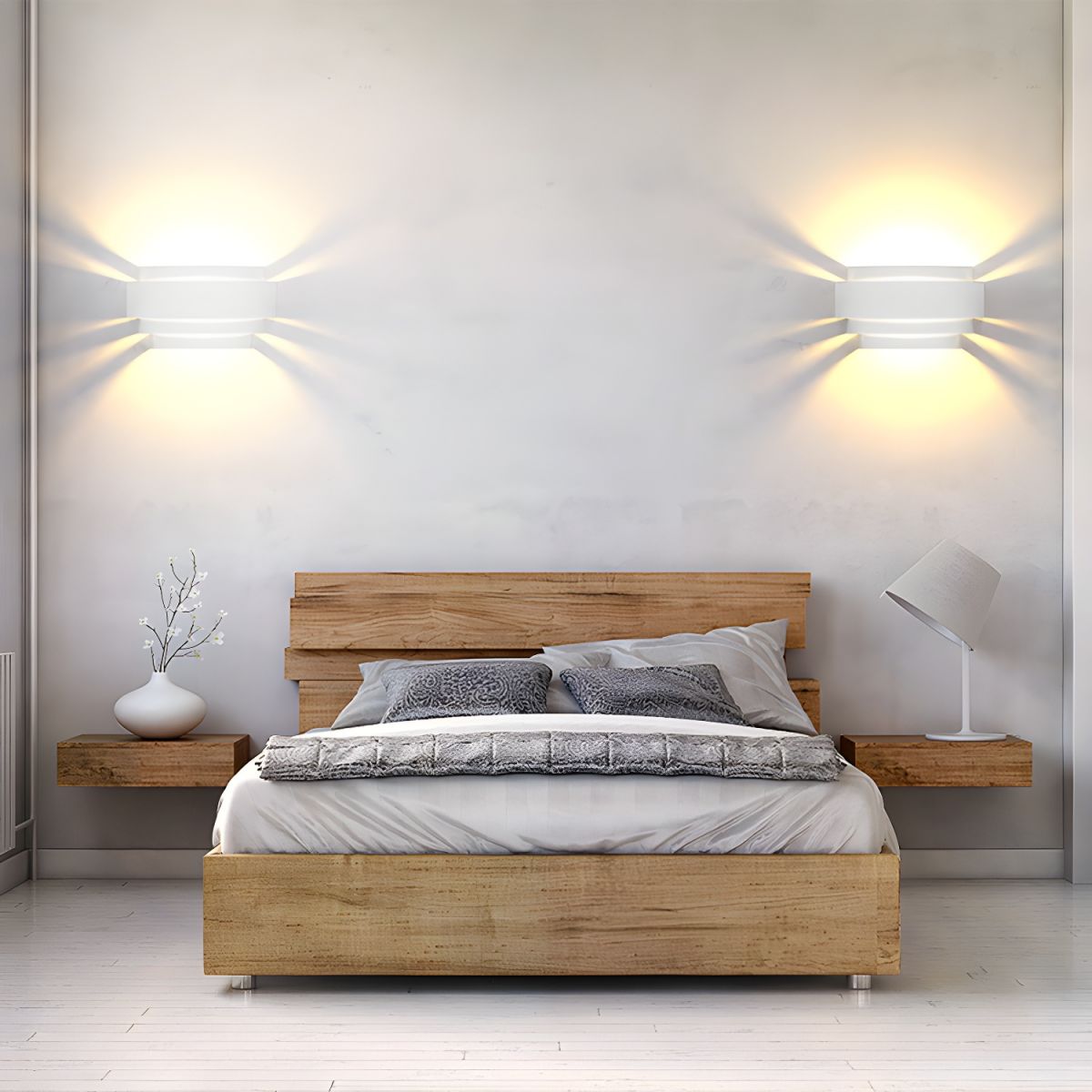 Kinkiet Do Sypialni Schodkowy LED | Nowoczesny