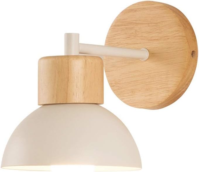 Kinkiet Drewniany Salon Sypialnia | Lampa Do Czytania