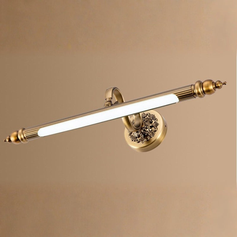 Kinkiet Łazienkowy LED Nad Lustro | Złoty