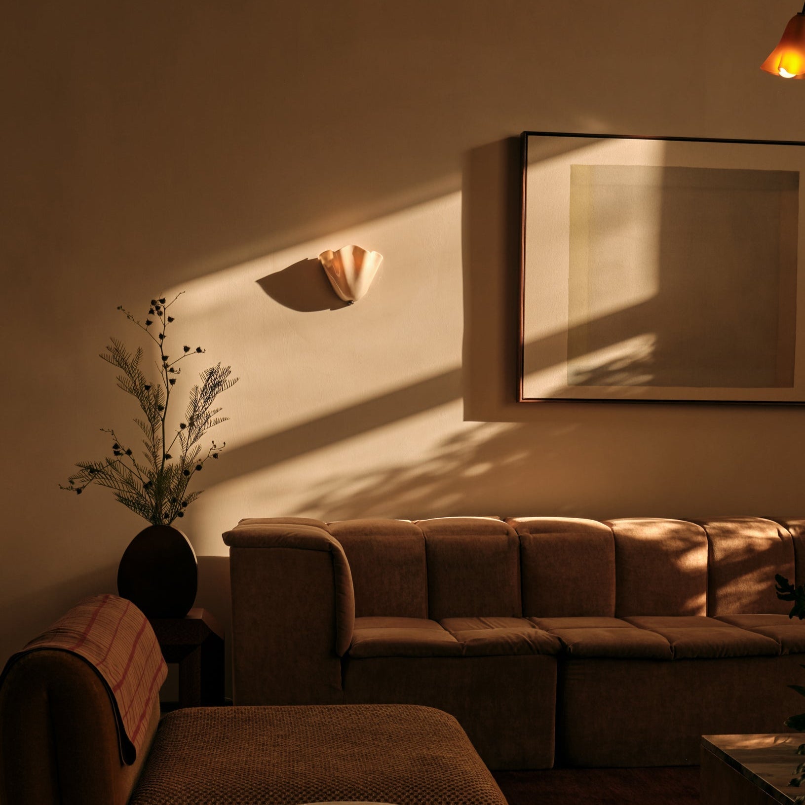 Kinkiet Muszla Salon Sypialnia | Mały