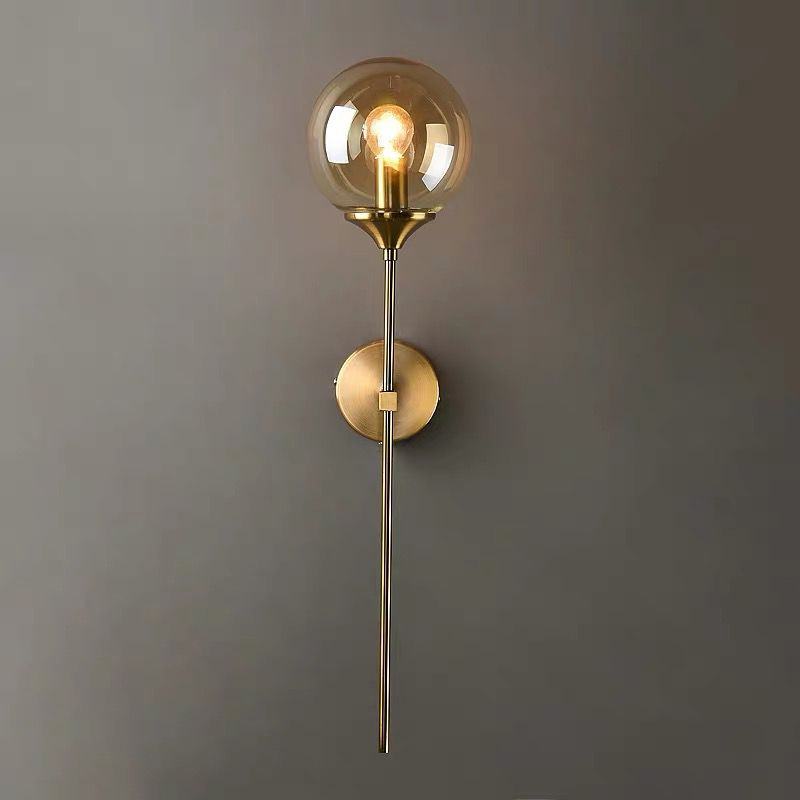 Kinkiet Szklany Przy Łóżku Sypialnia | Lampa Do Czytania