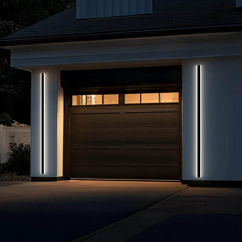 Kinkiet Zewnętrzny Nowoczesny Pionowy | Do Elewacji