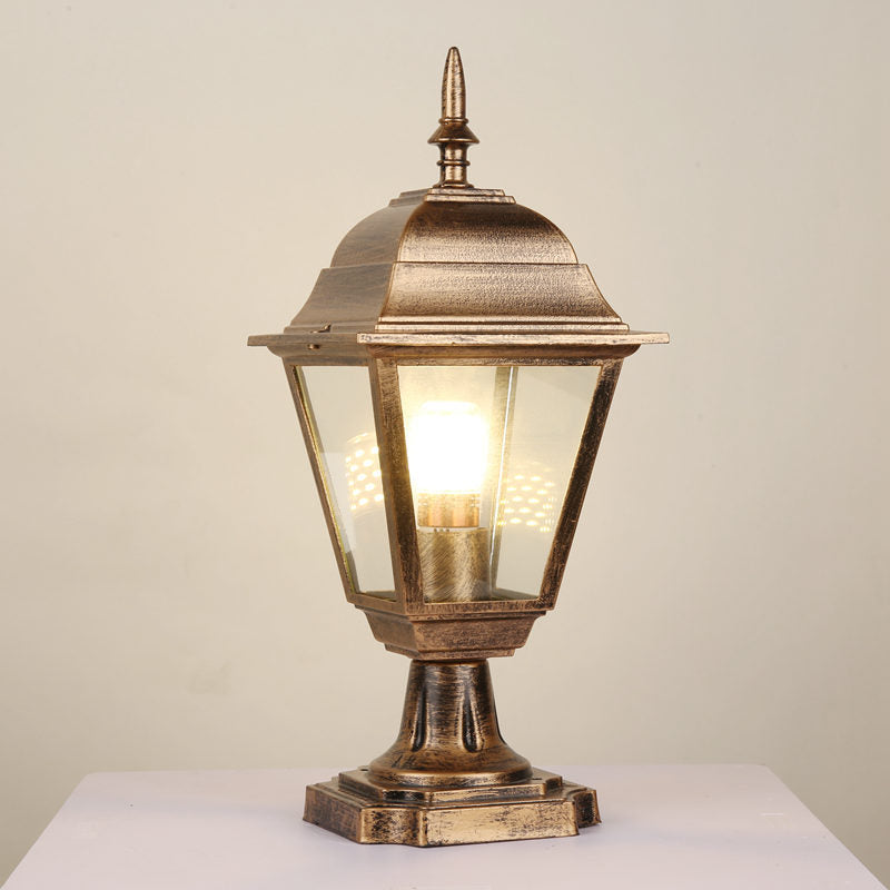 Kinkiet Zewnetrzny z Kloszem Szklanym do Ogrodu i Tarasu | Klasyczna