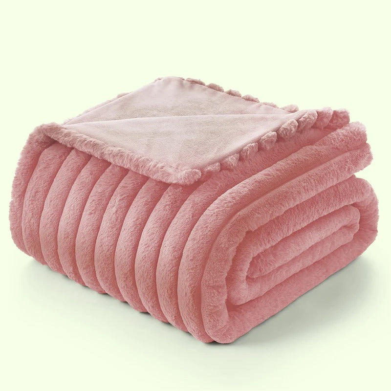 Kocyk Do Sypialni I Salonu Z Grubą Strukturą | Duży