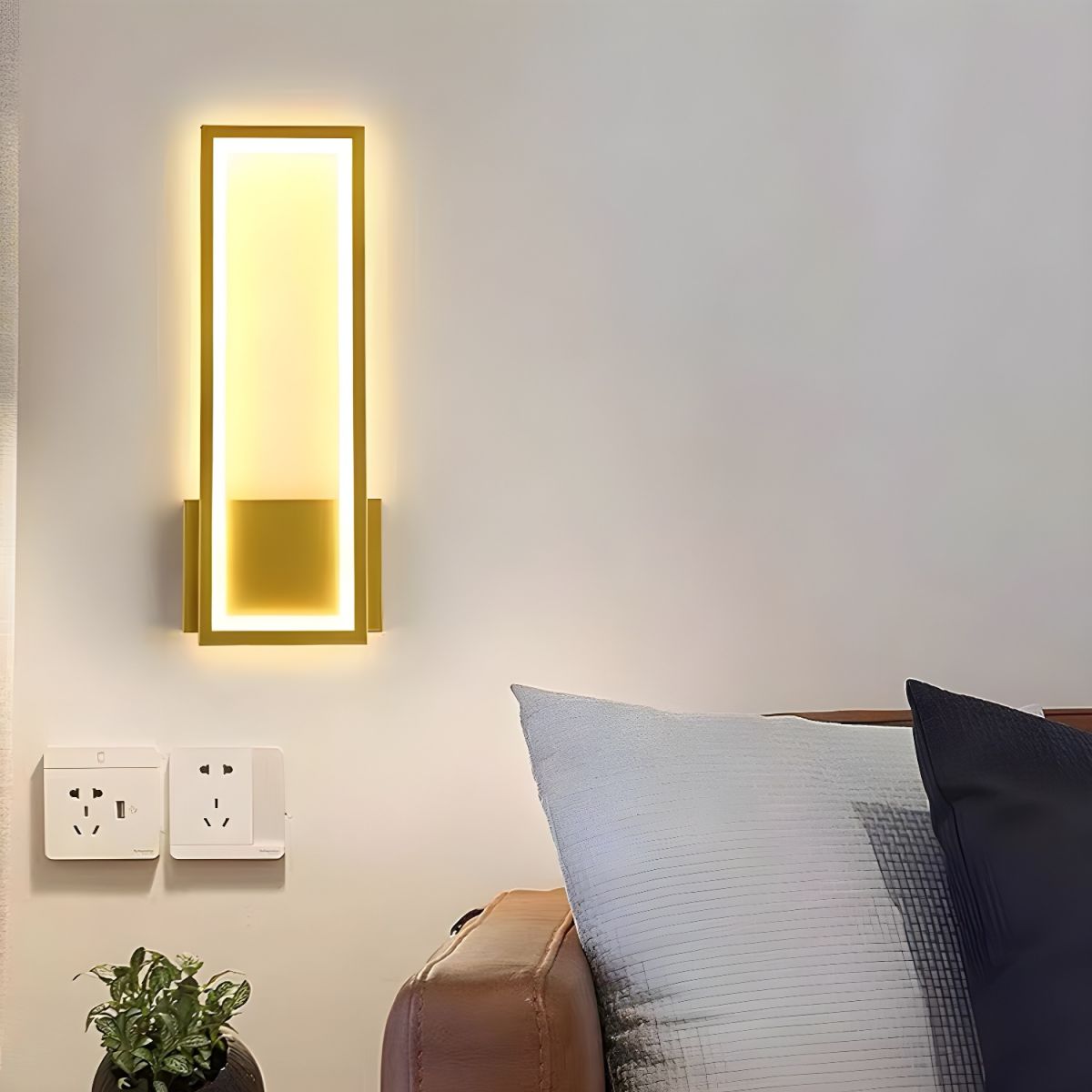 Lampa Do Sypialni Na Ścianę Ledowa | Nowoczesna