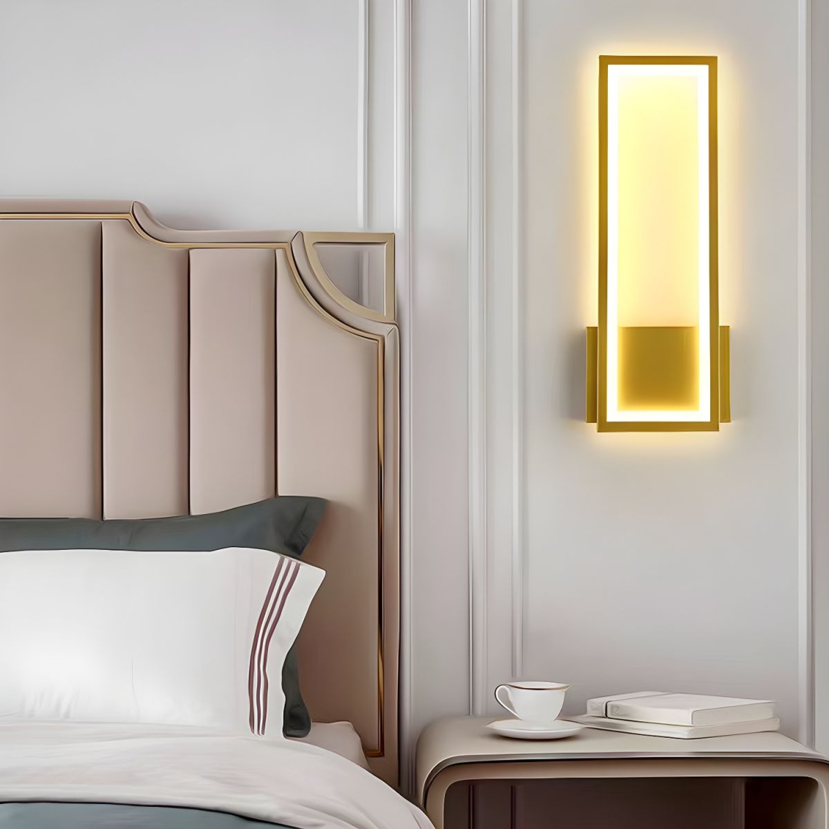 Lampa Do Sypialni Na Ścianę Ledowa | Nowoczesna