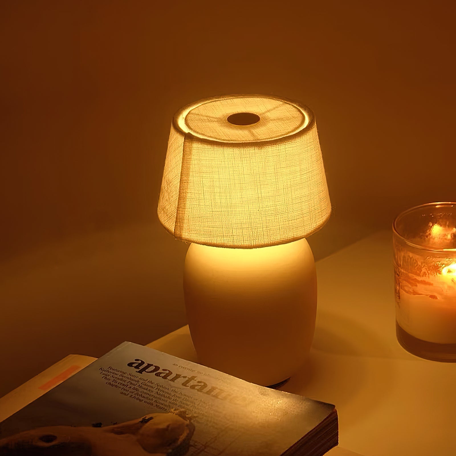 Lampa LED Stołowa Bezprzewodowa Nocna Do Sypialni | Dotykowa