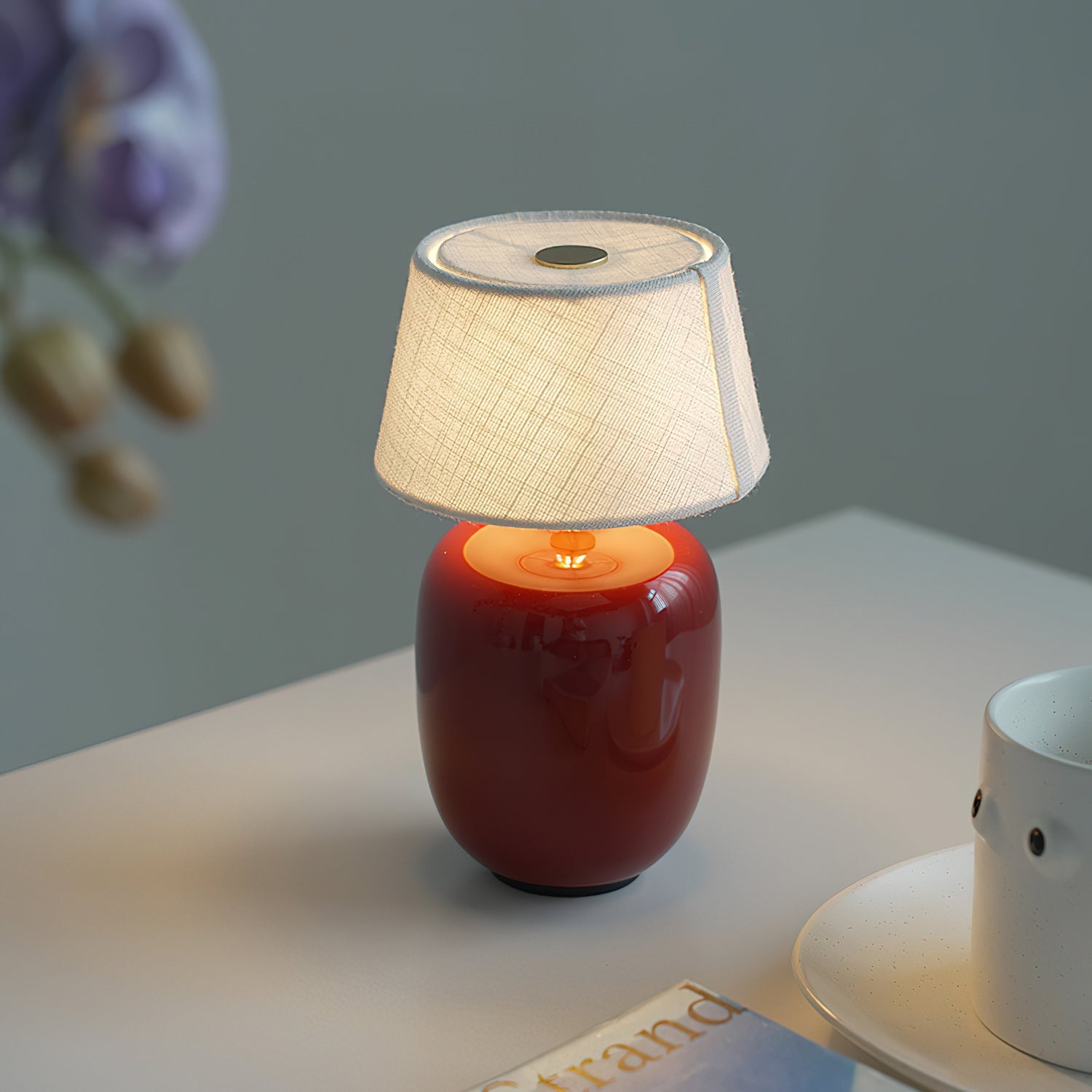 Lampa LED Stołowa Bezprzewodowa Nocna Do Sypialni | Dotykowa