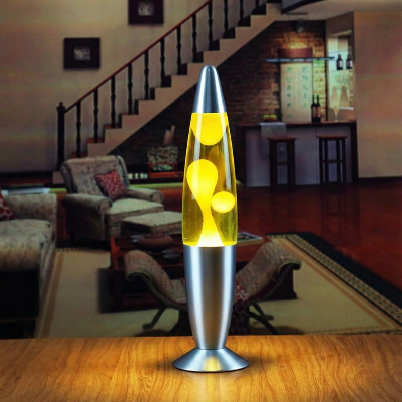 Lampa Lawa Do Salonu Na Stół Szklana Kolorowa | Lampa Dekoracyjna