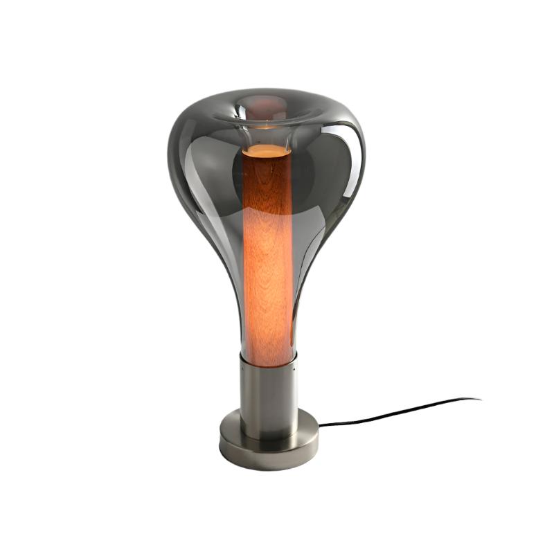 Lampa Lawa Szklana Nowoczesna | Lampa Stołowa Do Salonu