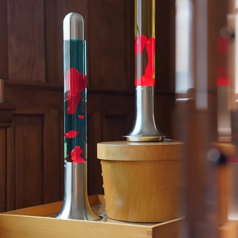 Lampa Lawa Tubowa Nowoczesna | Wysoka Szklana