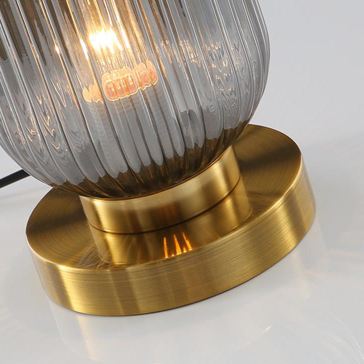 Lampa Nocna Szklana Stołowa Do Sypialni | Elegancja