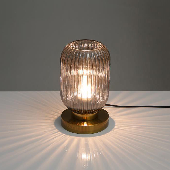 Lampa Nocna Szklana Stołowa Do Sypialni | Elegancja