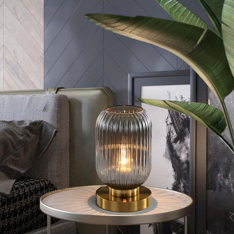 Lampa Nocna Szklana Stołowa Do Sypialni | Elegancja