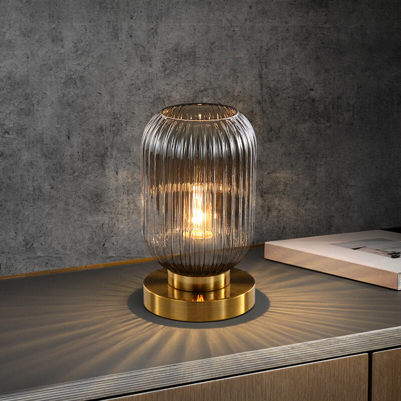 Lampa Nocna Szklana Stołowa Do Sypialni | Elegancja