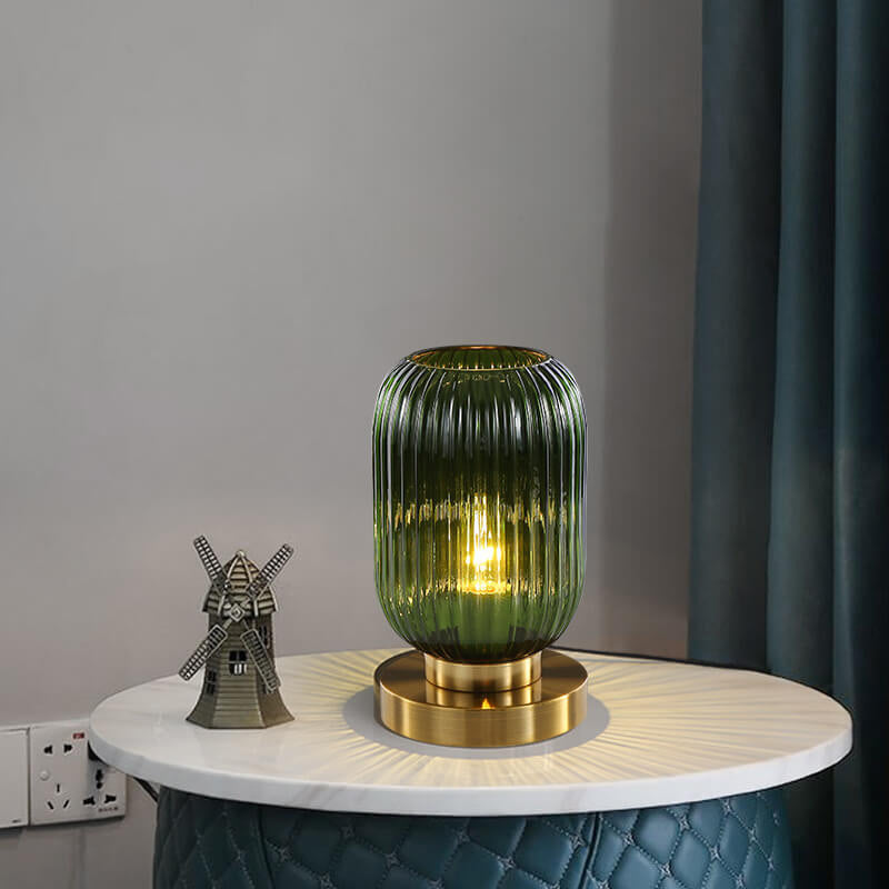 Lampa Nocna Szklana Stołowa Do Sypialni | Elegancja