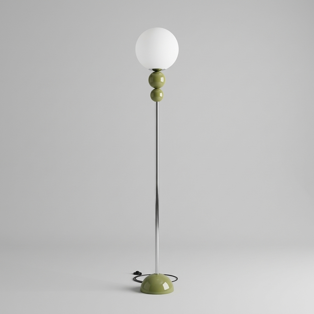 Lampa Podłogowa Kulista do Salonu | Dekoracyjna