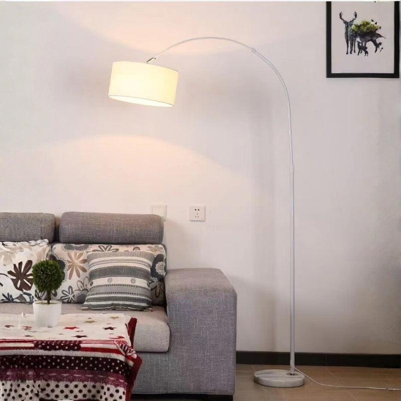 Lampa Stojąca Do Salonu | Łukowa Lampa Podłogowa