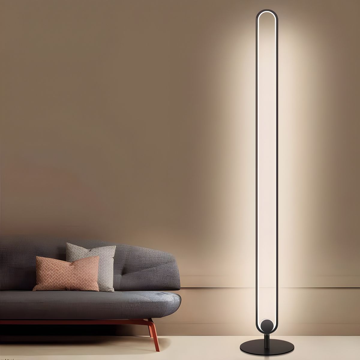 Lampa Stojąca LED Nowoczesna Do Salonu | Minimalistyczna