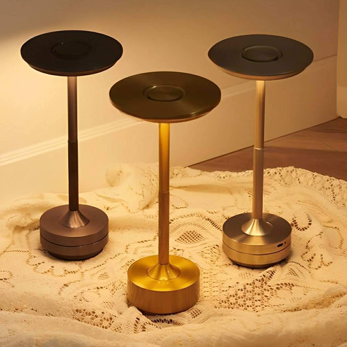 Lampa LED Dotykowa Salon Sypialnia | Ściemnialna