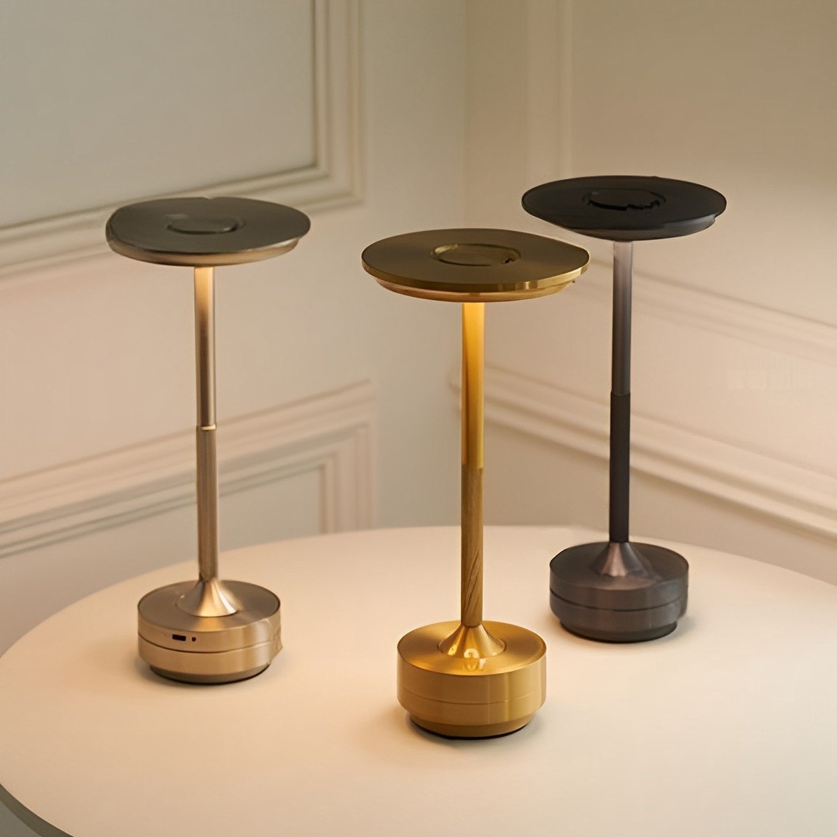 Lampa LED Dotykowa Salon Sypialnia | Ściemnialna