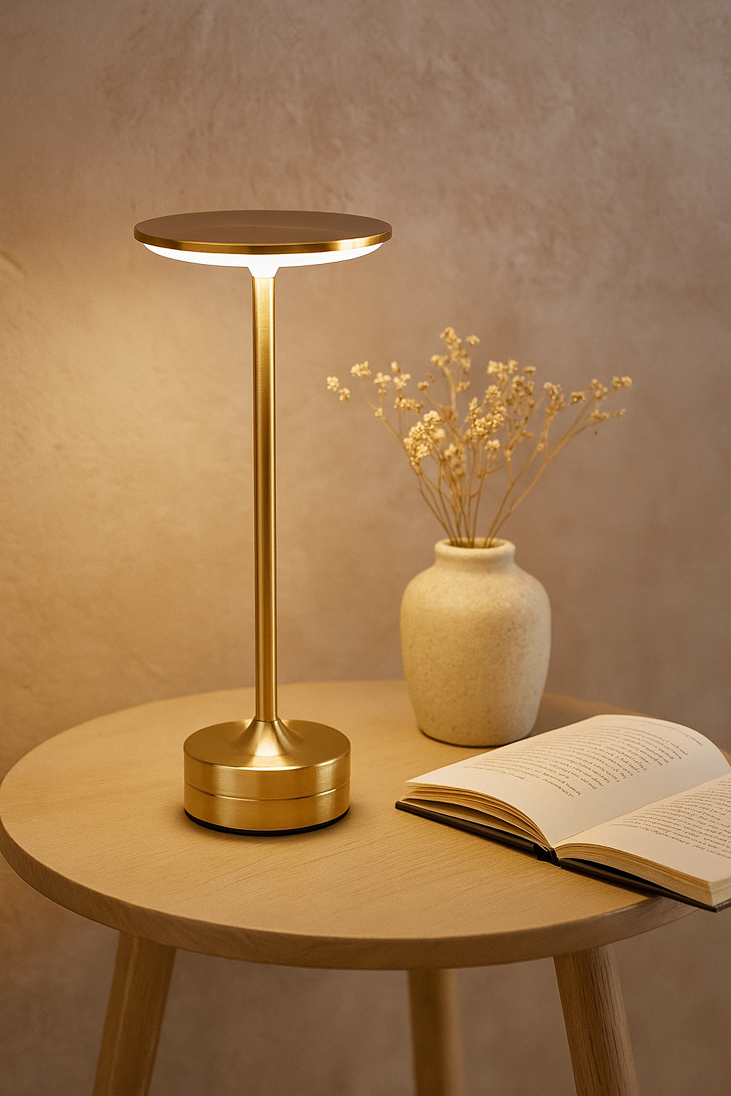 Lampa Stołowa Minimalistyczna z Nowoczesnym Designem do Sypialni