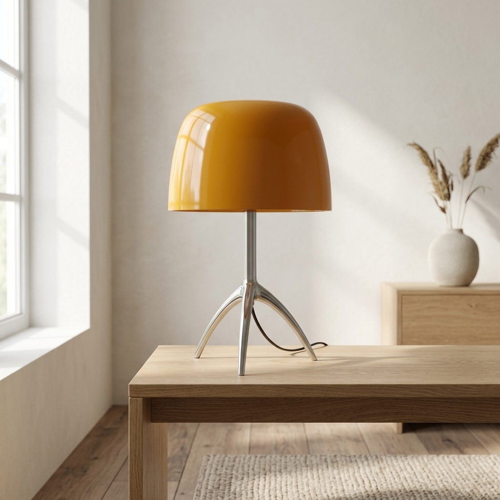 Lampa Stołowa Trójnóg do Salonu | Retro