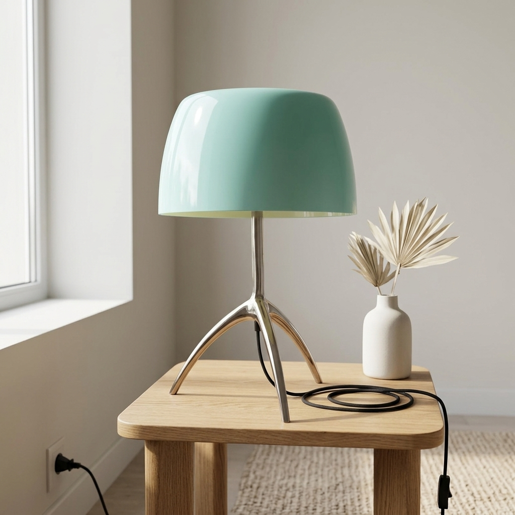 Lampa Stołowa Trójnóg do Salonu | Retro