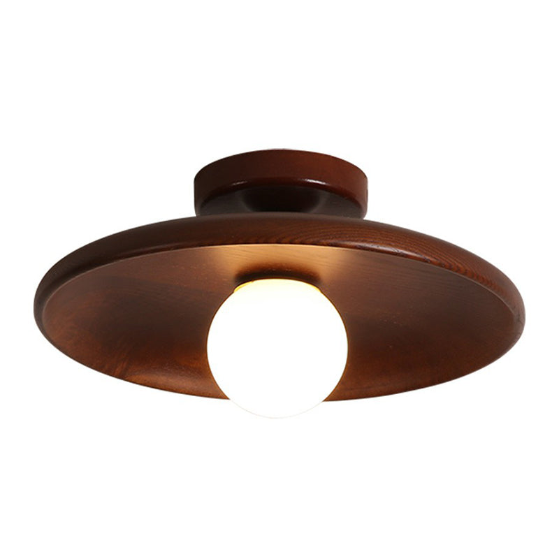 Lampa Sufitowa Drewniana Salon Sypialnia | Styl Nowoczesny
