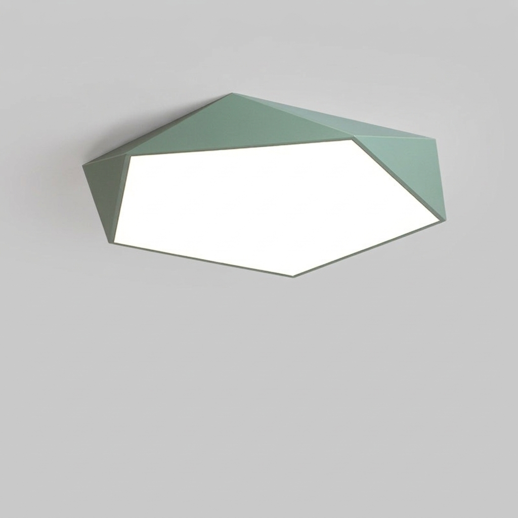 Lampa Sufitowa LED Geometryczna do Salonu | Plafon