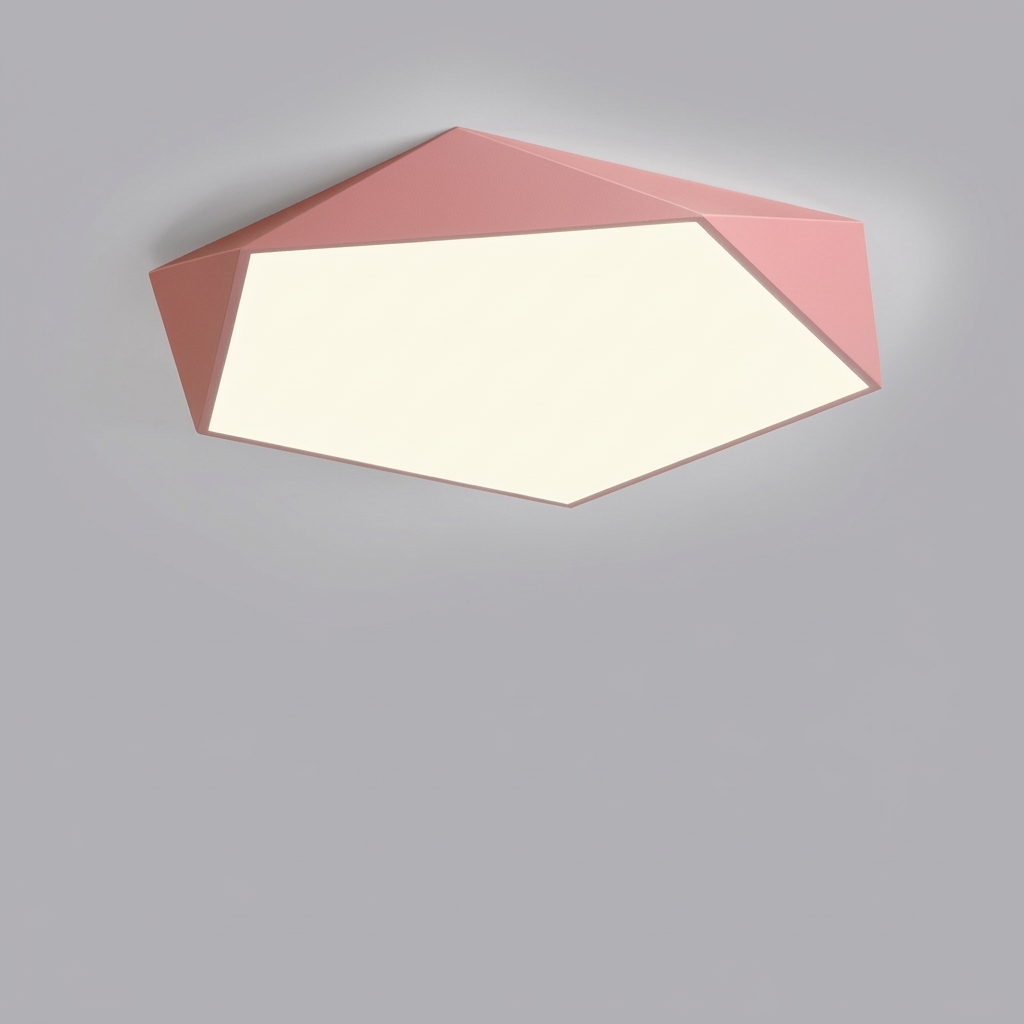 Lampa Sufitowa LED Geometryczna do Salonu | Plafon