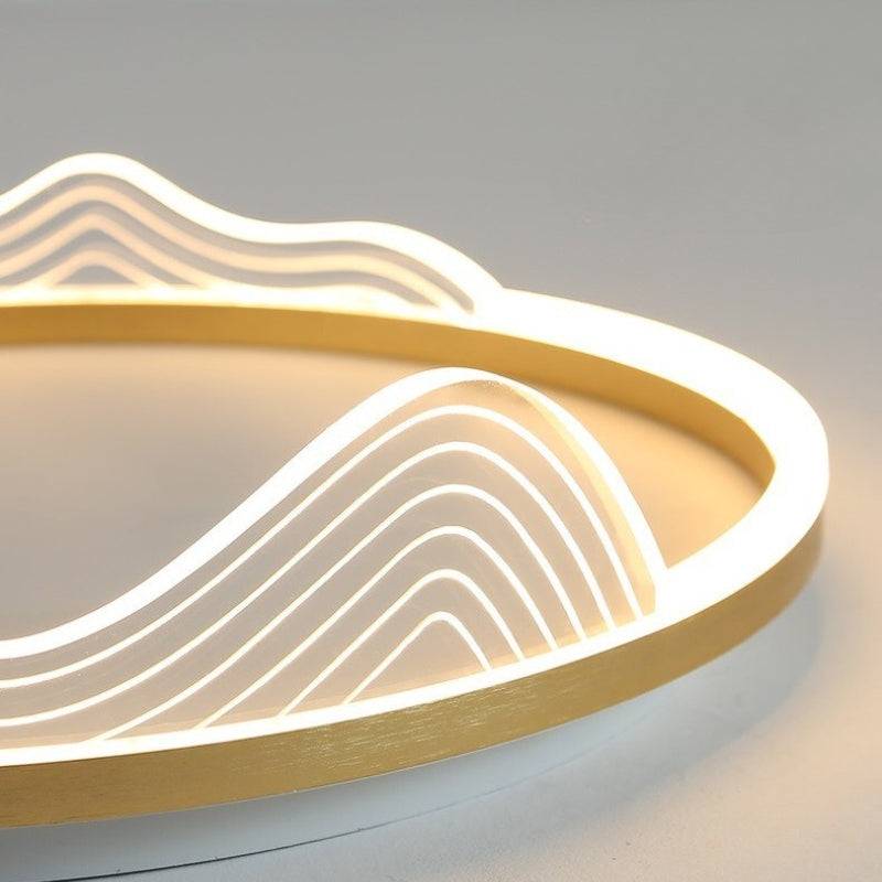 Lampa Sufitowa LED Nowoczesna do Salonu i Sypialni | Designerska