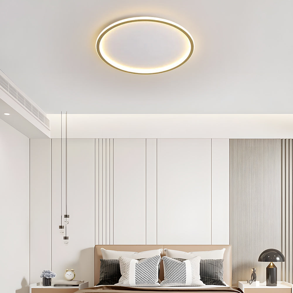 Lampa Sufitowa LED Okrągła Do Salonu | Nowoczesna