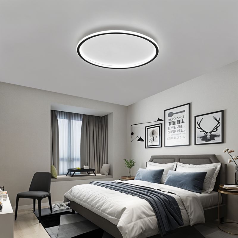 Lampa Sufitowa LED Okrągła Do Salonu | Nowoczesna