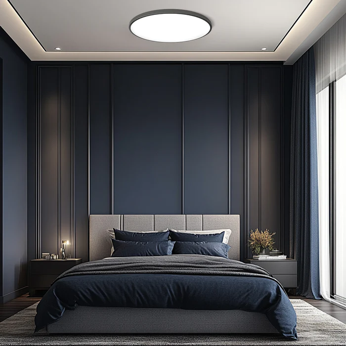 Lampa Sufitowa LED Okrągła do Salonu i Kuchni | Nowoczesna