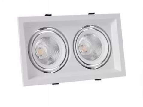 Lampa Sufitowa LED Podwójna Do Salonu | Reflektor