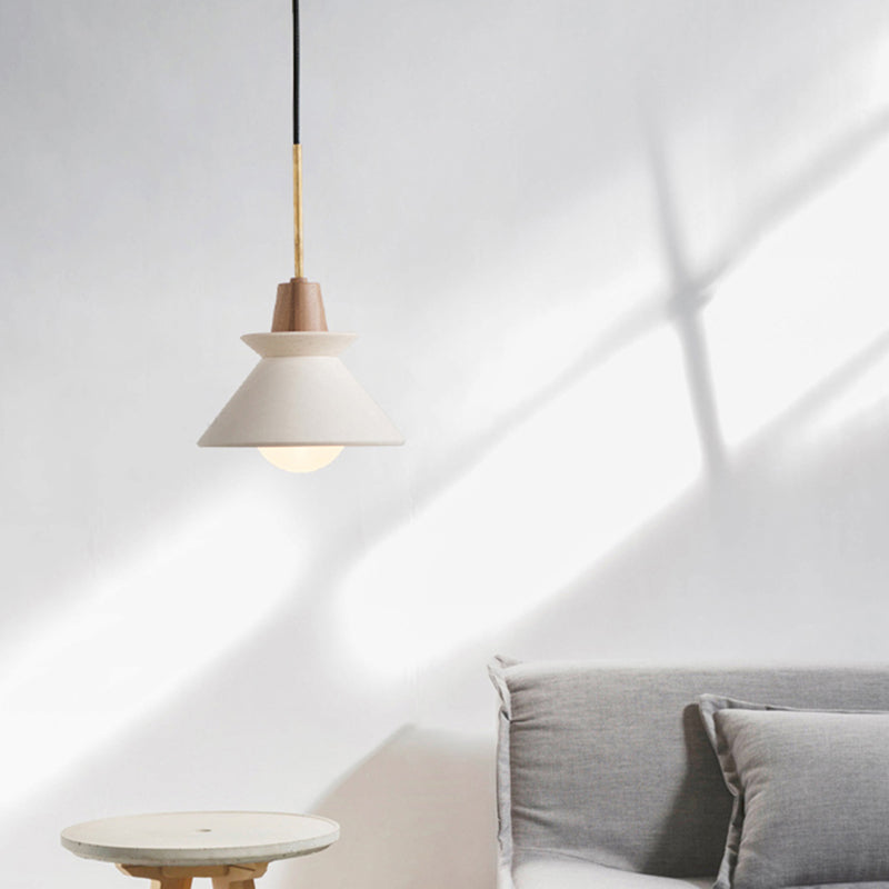 Lampa Sufitowa Wisząca z Drewnianym Akcentem do Kuchni i Jadalni | Nowoczesna