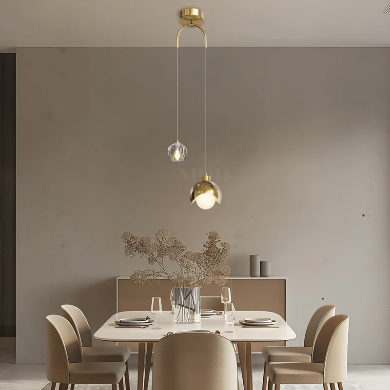 Lampa Wisząca Elegancka Do Salonu I Sypialni | Kryształ