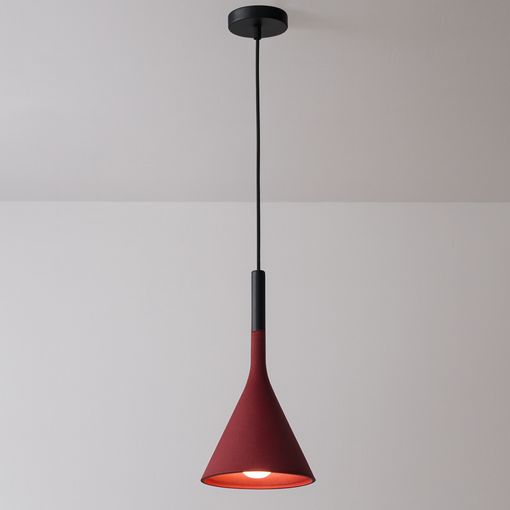 Lampa Wisząca Nowoczesna Do Salonu Kuchni | Stożkowa