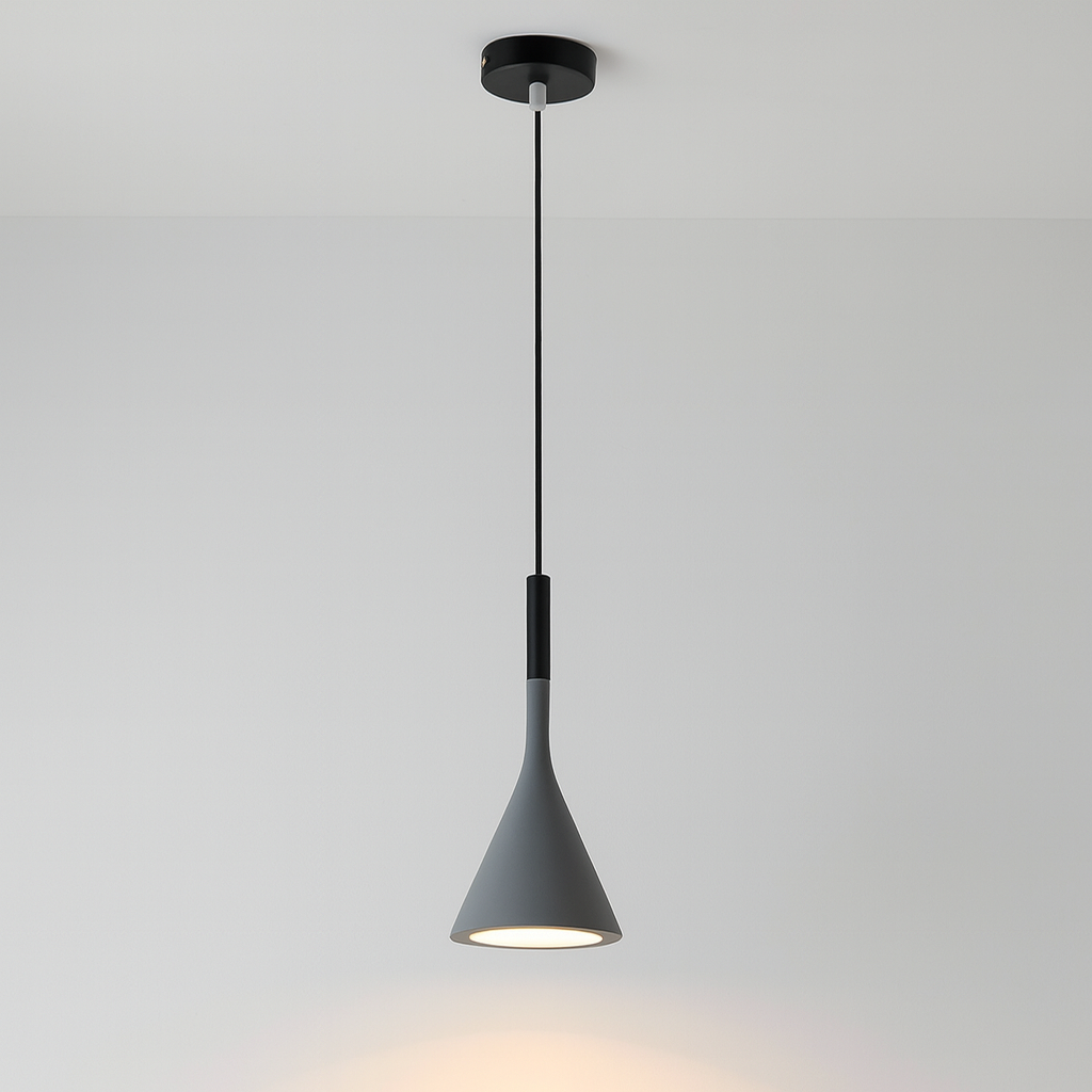 Lampa Wisząca Nowoczesna Do Salonu Kuchni | Stożkowa