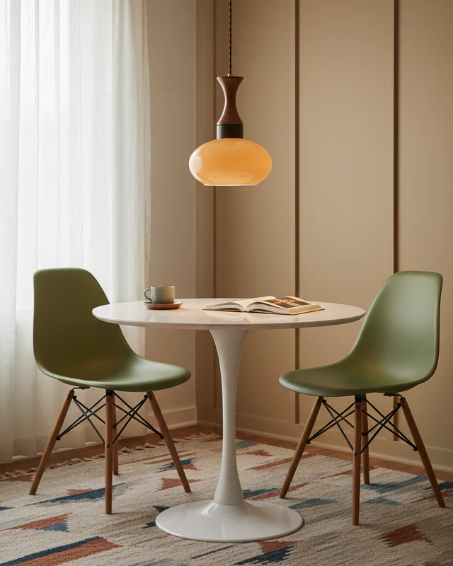 Lampa Wisząca Szklana Drewniana Salon | Nowoczesna