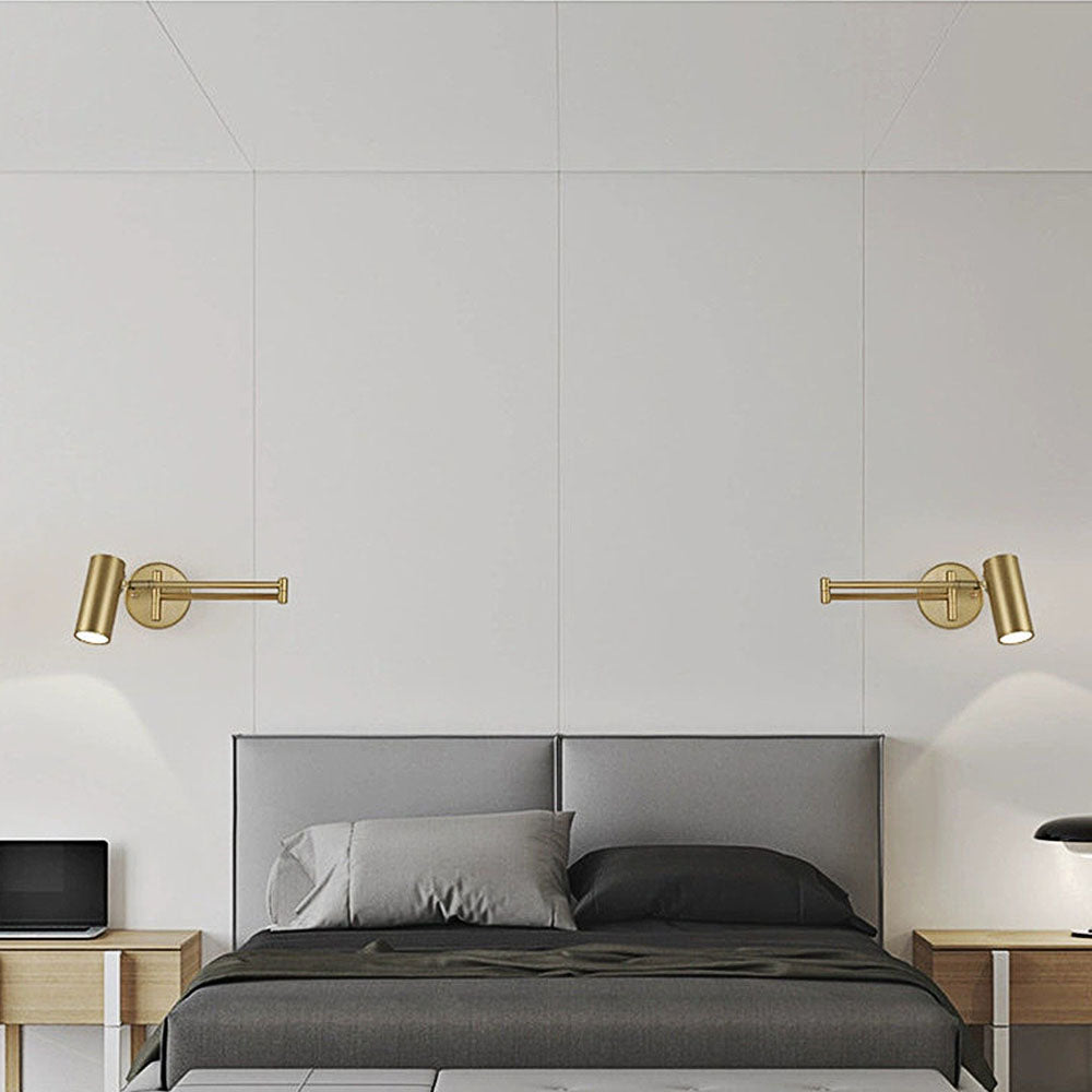 Lampa do Sypialni Ścienna Regulowana do Czytania Przy Łóżku | Nowoczesna