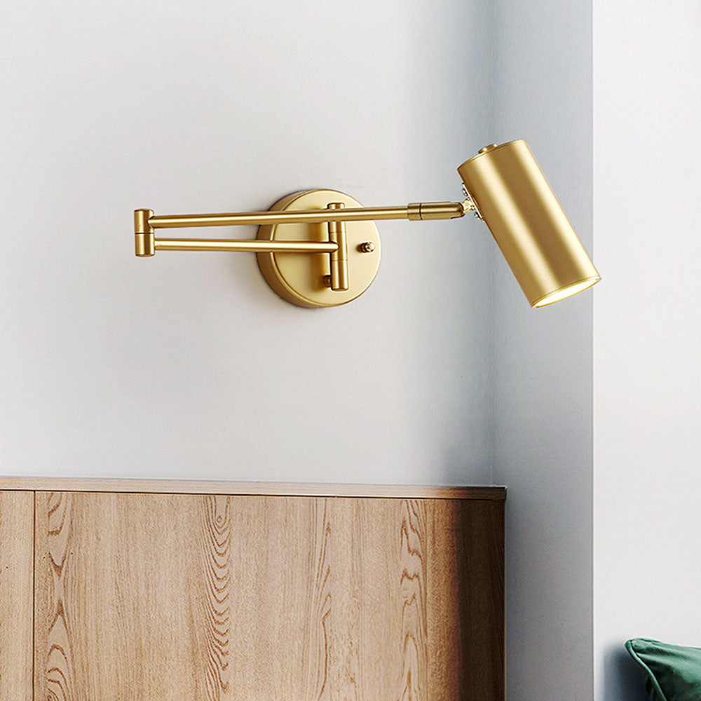 Lampa do Sypialni Ścienna Regulowana do Czytania Przy Łóżku | Nowoczesna