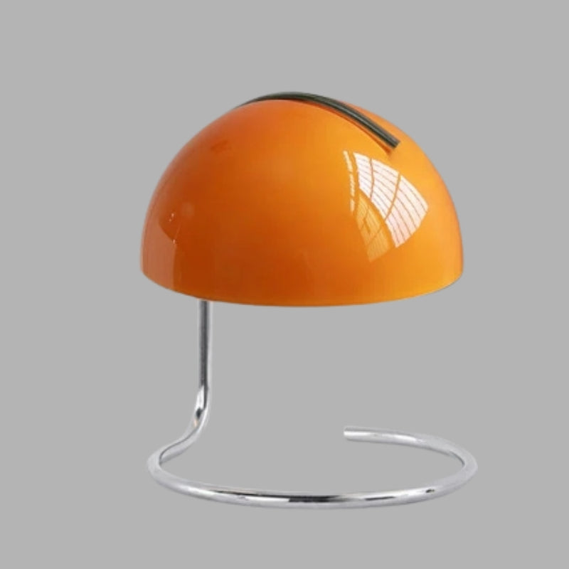 Lampa do Sypialni Szklana z Chromowaną Podstawą Stołowa | Nowoczesna