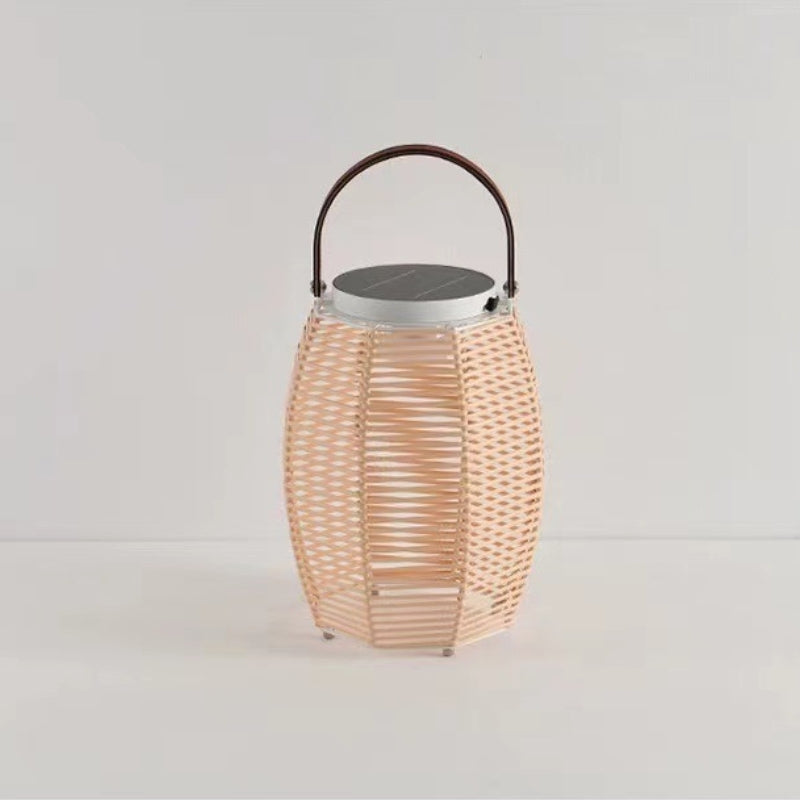 Lampiony Solarne Rattanowe Zewnętrzne | Wiszący Model