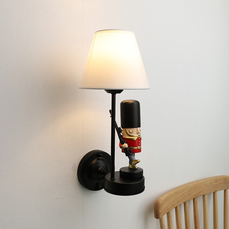 Lampka Nocna Dla Dzieci Ścienna Z Figurka Do Pokoju Malucha | Żołnierz