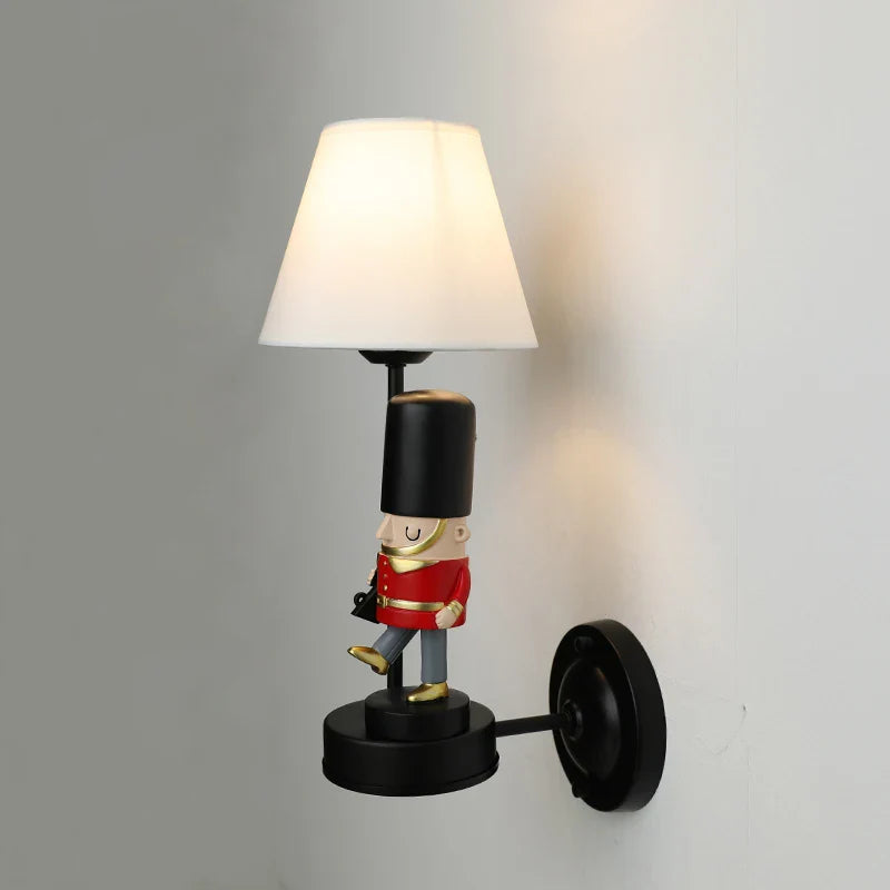 Lampka Nocna Dla Dzieci Ścienna Z Figurka Do Pokoju Malucha | Żołnierz
